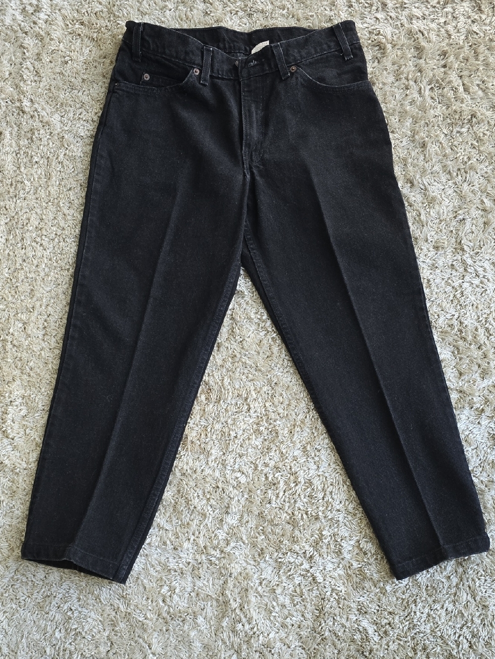 Levi's Black 550 Relaxed Fit Jeans